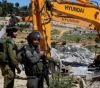 Israeli forces demolish a cafe in Battir, west of Bethlehem