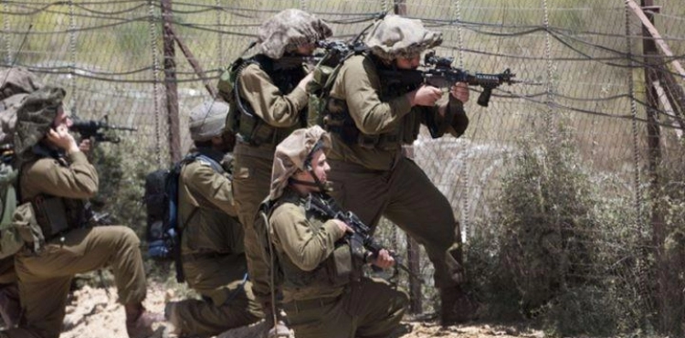 Occupation shoots and gas canisters on Gaza border
