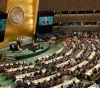 An international vote by a majority in favor of the decision on the right to self-determination for the Palestinian people