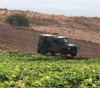 The occupying forces force farmers to leave their land east of Bethlehem