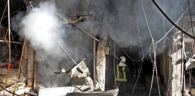 12 civilians were killed in an air strike in Idlib governorate