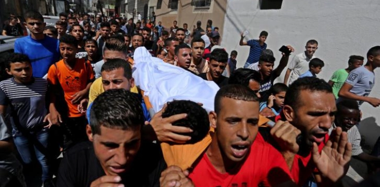 The funeral of the boy Abu Kashif in Gaza