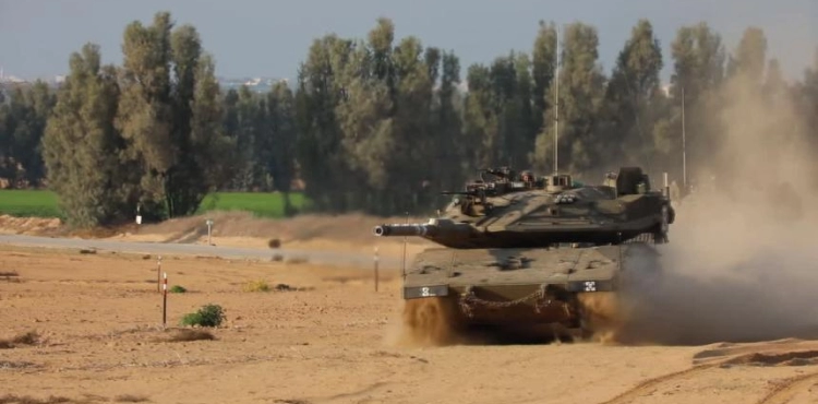 Gaza. Israeli incursion and shooting at the border