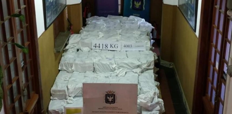 4.4 tons of cocaine seized in Uruguay