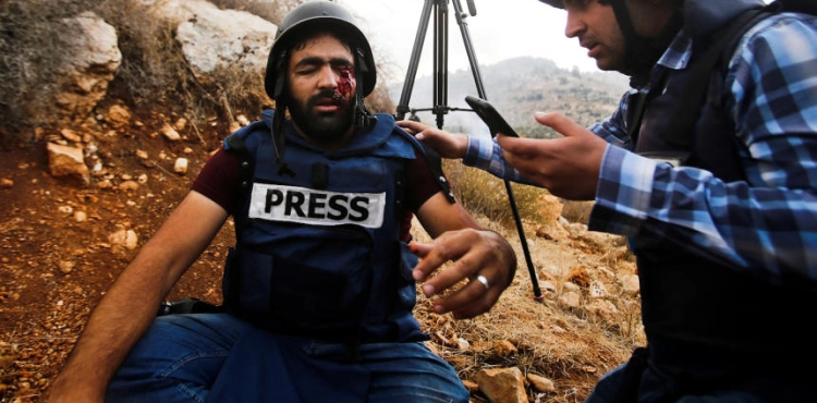 598 cases of Israeli violations of journalists during 2019