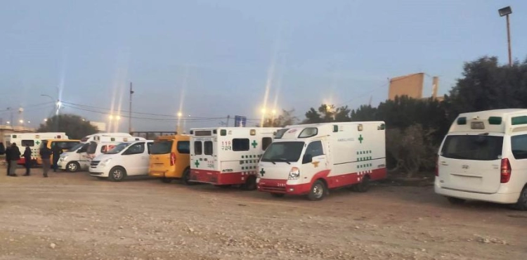 Gaza: 14 ambulances arrive for people with special needs