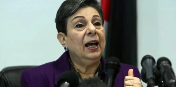 Ashrawi: Washington is seeking to transform the Palestinian state into population centers under Israeli sovereignty
