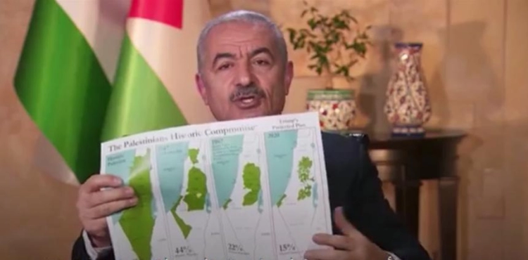 Shtayyeh in an interview with CNN: TrumpÂ´s plan proposes a system of apartheid no more