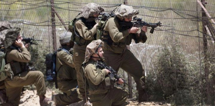 A citizen is wounded by israeli gunfire in the northern Gaza Strip