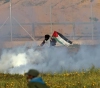 The occupation shoots and gas bombs towards the Gaza border