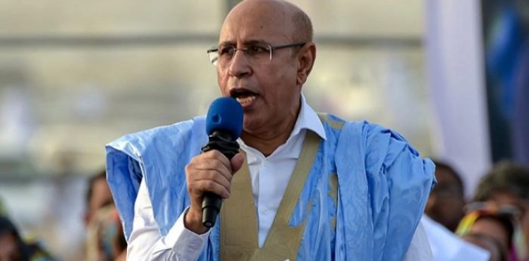 The Mauritanian President confirms his country&acute;s stand with the Palestinian issue
