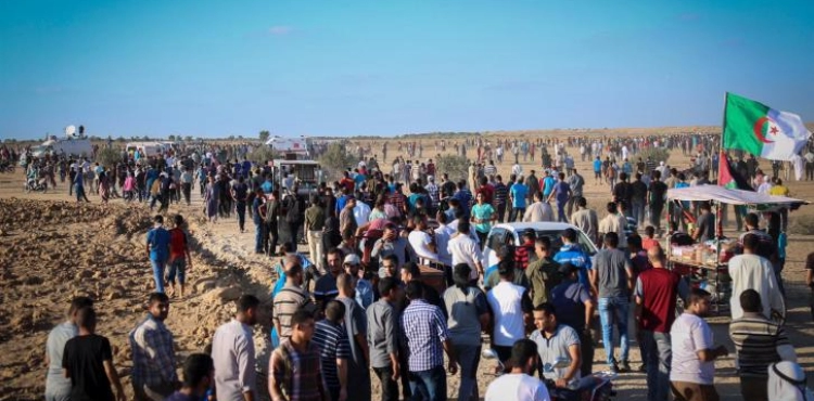 30 bullets hit the Gaza border