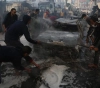 Abu Yousef suffers from his son due to the Nusseirat fire, and raises the number of victims to 18 martyrs