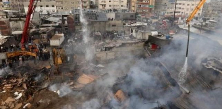 21 st. victim dies in Nusseirat fire in central Gaza Strip