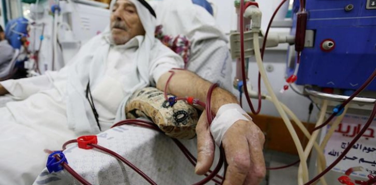 Death threatens the lives of hundreds of kidney patients in Gaza