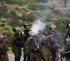 Clashes near the northern entrance to Qalqilya