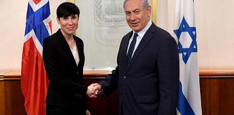 Netanyahu scolded the foreign Minister of Norway for supporting the Palestinians