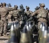 American forces hand over a military base to Iraqi forces