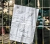 Occupation notifies the demolition of two houses in the vegetables