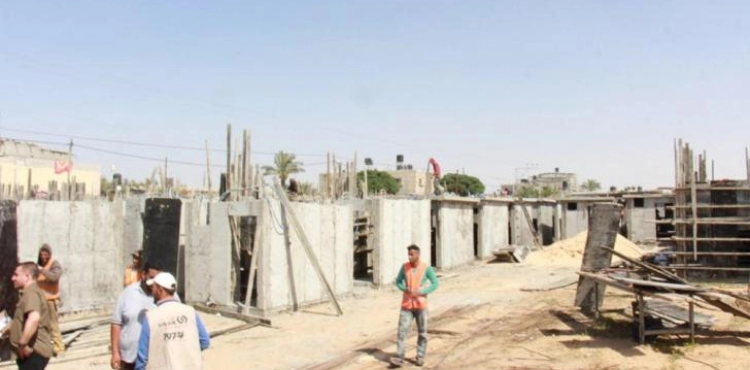 Gaza: construction of 100 health isolation rooms