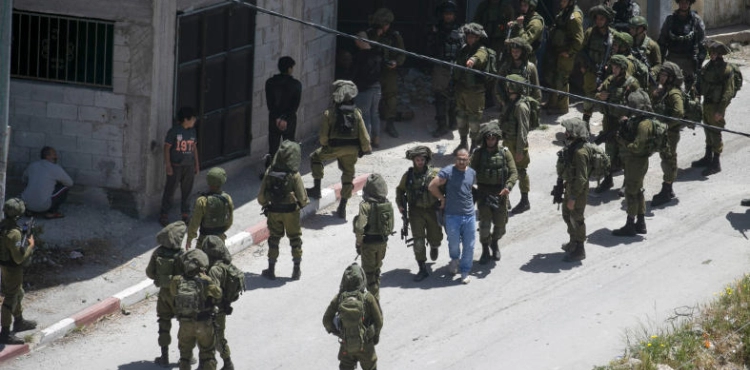 Two youths were wounded by the Israeli occupation forces in Ya`bad, during a third storm in the town