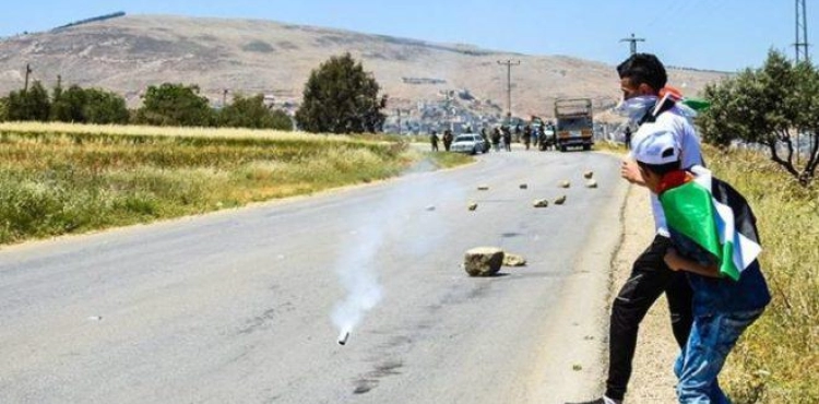 Dozens suffocated during the occupation&acute;s repression of a peaceful activity against annexation in Qusin