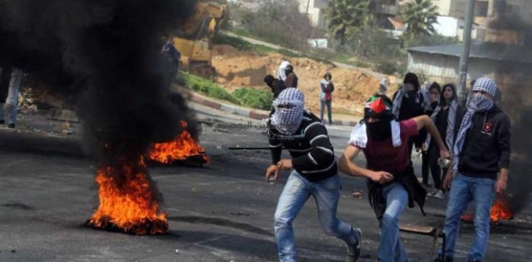 Clashes during the response to an attack by settlers in Asira al-Qibliya
