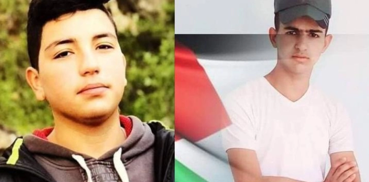 The occupation forces arrest two boys from Beit Fajjar