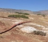 The occupation destroys water lines in the northern Jordan Valley