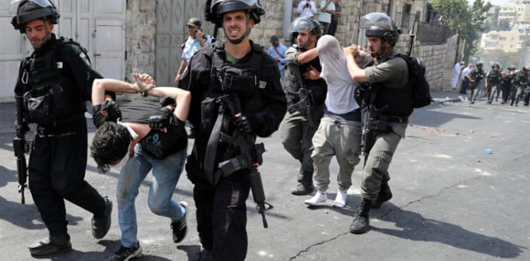 A citizen of Qalqilya was wounded and 14 others were arrested in the West Bank governorates