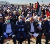 Mass fans participate in the National Festival in Jericho, rejecting the annexation scheme