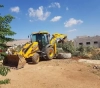 The occupation uproots dozens of olive trees in Bardala in the Jordan Valley
