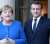 Shakira, Merkel and Macron attend a fundraising event to provide vaccines against SK