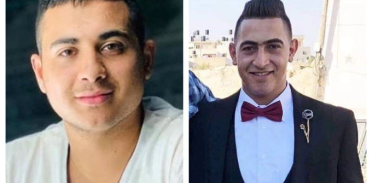 The occupation forces arrest two young men from Abu Dis and Aida camp