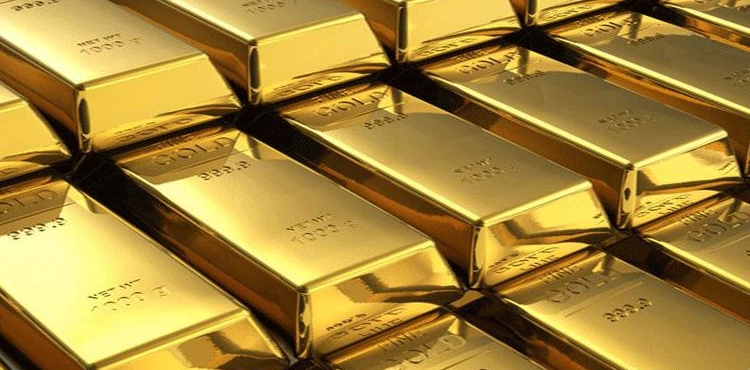 Gold prices fall with high yield on Treasury bonds