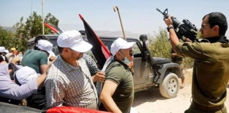 Injuries during the suppression of an anti-settlement activity in Asira Al-Shamalia