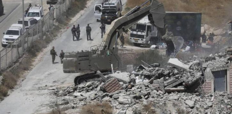 The Wall and Settlement Resistance Commission: 313 demolitions during the first half of this year
