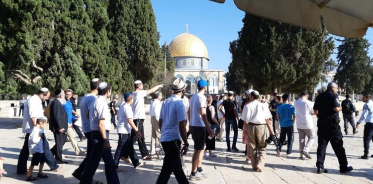 (News report) Hundreds of settlers stormed Al-Aqsa Mosque, endowments sounded, and Jordan protested