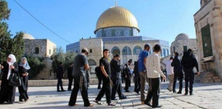 The settlers continue to storm Al-Aqsa and their efforts to change the situation in it