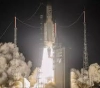 The &quot;Ariane 5&quot; missile was launched from the Kourou station in French Guiana