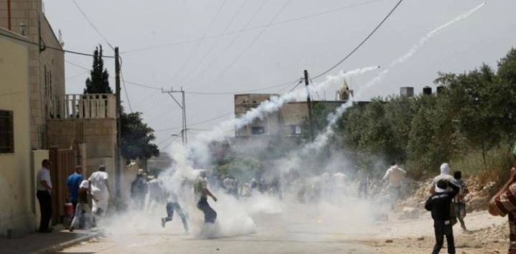 Casualties during the occupation&acute;s suppression of the weekly Kafr Qaddum march