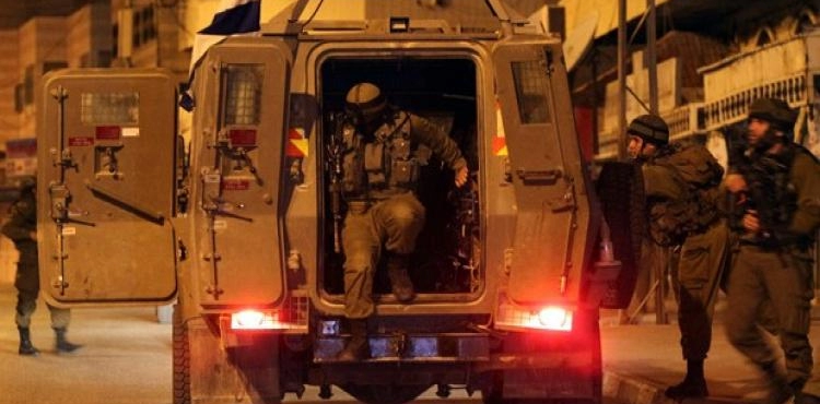 The occupation strikes a young man north of Bethlehem and arrests 3 citizens
