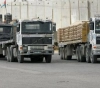 The occupation allows construction materials to be brought into Gaza