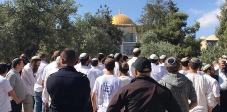 89 settlers, including the extremist Yehuda Glick, storm Al-Aqsa Square