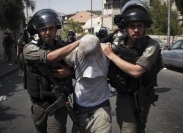 The arrest of a young man from Qalqilya