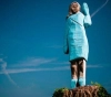Slovenia puts up a new statue of Melania Trump after the original is destroyed