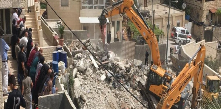Report: The occupation has displaced 530 families as a result of the demolition policy