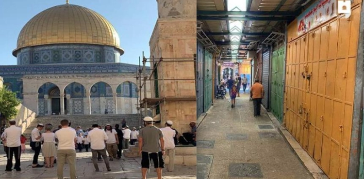 Jerusalem is closed to citizens for the nineteenth day ... and settlers continue to storm Al-Aqsa
