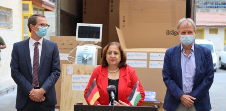 The Ministry of Health receives 50 ventilators from the German representative