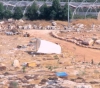 Settlers erect tents to establish an outpost on Tuqu &acute;lands